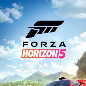 Cover art for Forza Horizon 5 video game.